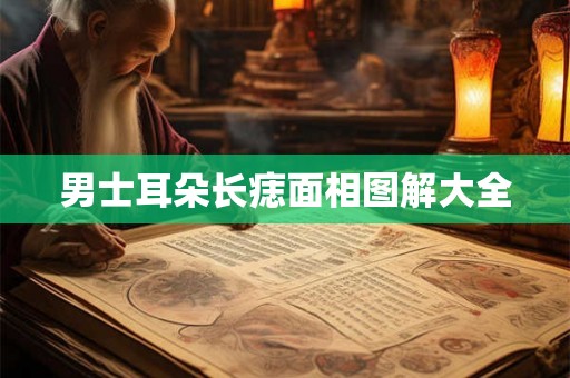 男士耳朵长痣面相图解大全