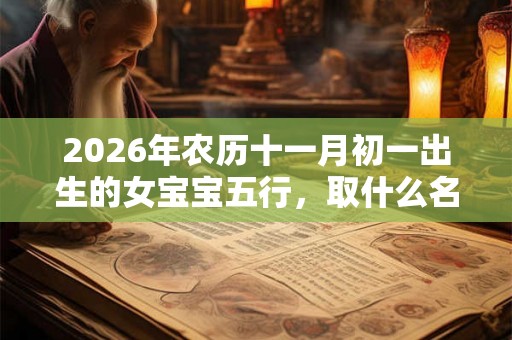 2026年农历十一月初一出生的女宝宝五行，取什么名字好