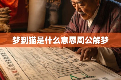 梦到猫是什么意思周公解梦 梦到猫是什么意思周公解梦