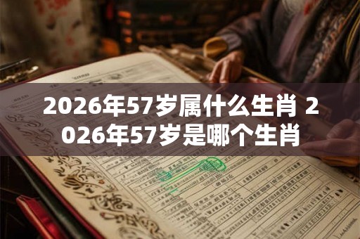2026年57岁属什么生肖 2026年57岁是哪个生肖