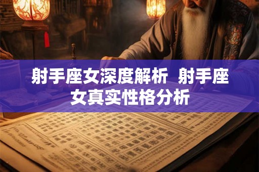 射手座女深度解析  射手座女真实性格分析