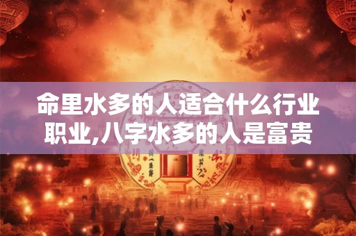 命里水多的人适合什么行业职业,八字水多的人是富贵命吗？