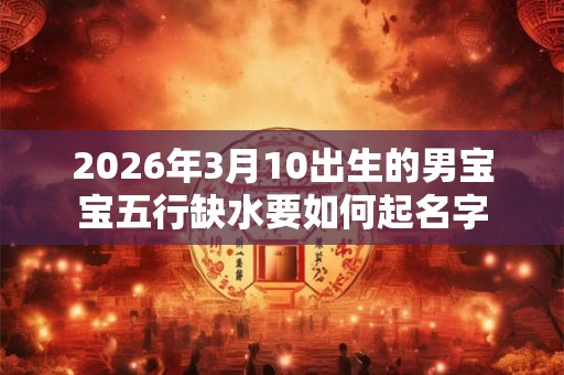2026年3月10出生的男宝宝五行缺水要如何起名字