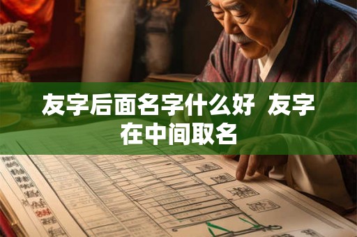 友字后面名字什么好 友字在中间取名 友字后面名字什么好 友字在中间取名
