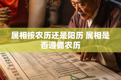 属相按农历还是阳历 属相是否遵循农历