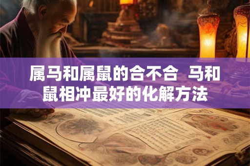 属马和属鼠的合不合  马和鼠相冲最好的化解方法