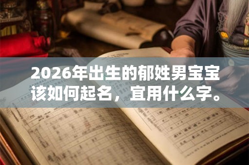 2026年出生的郁姓男宝宝该如何起名,宜用什么字。 2026年出生的郁姓男宝宝该如何起名,宜用什么字。