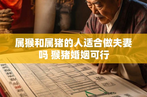 属猴和属猪的人适合做夫妻吗 猴猪婚姻可行