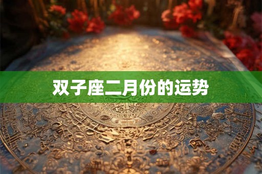 双子座二月份的运势