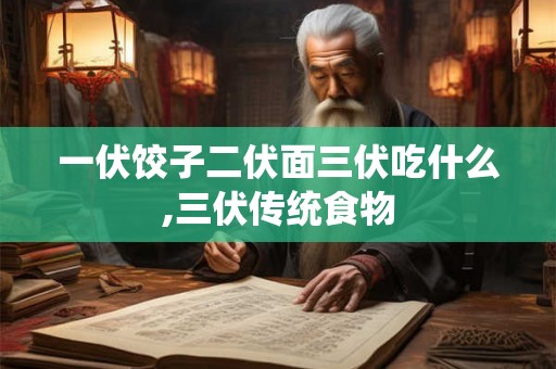 一伏饺子二伏面三伏吃什么,三伏传统食物 一伏饺子二伏面三伏吃什么,三伏传统食物