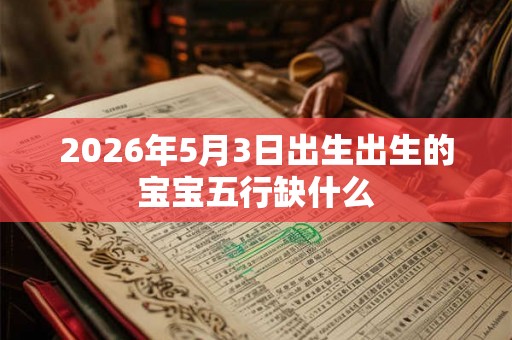 2026年5月3日出生出生的宝宝五行缺什么