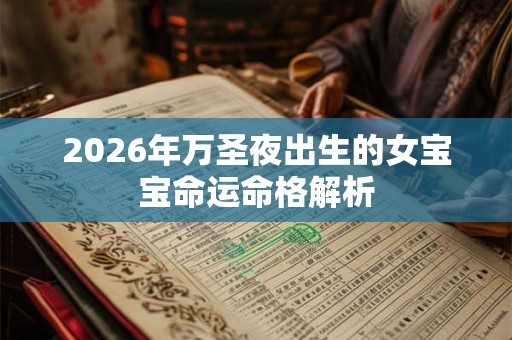 2026年万圣夜出生的女宝宝命运命格解析