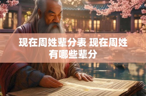 现在周姓辈分表 现在周姓有哪些辈分 现在周姓辈分表 现在周姓有哪些辈分