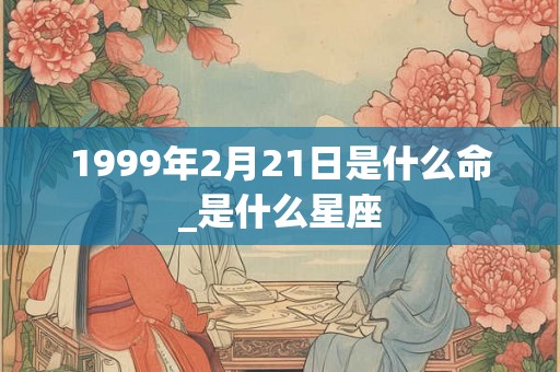1999年2月21日是什么命_是什么星座