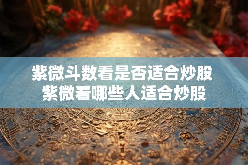 紫微斗数看是否适合炒股 紫微看哪些人适合炒股