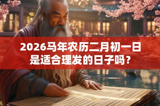 2026马年农历二月初一日是适合理发的日子吗？