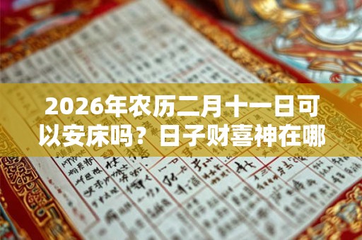 2026年农历二月十一日可以安床吗？日子财喜神在哪？