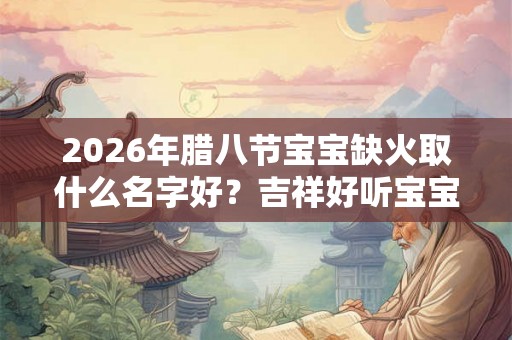 2026年腊八节宝宝缺火取什么名字好？吉祥好听宝宝名字推荐！
