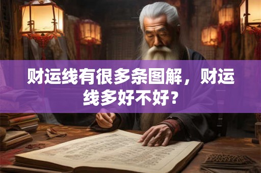 财运线有很多条图解，财运线多好不好？