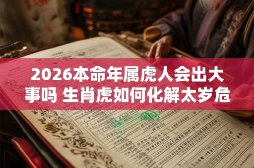2026本命年属虎人会出大事吗 生肖虎如何化解太岁危机 2026本命年属虎人会出大事吗 生肖虎如何化解太岁危机