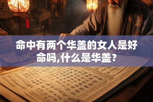 命中有两个华盖的女人是好命吗,什么是华盖？
