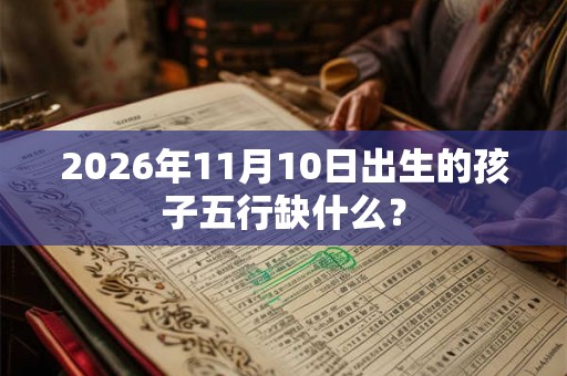 2026年11月10日出生的孩子五行缺什么？