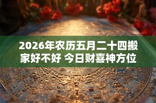 2026年农历五月二十四搬家好不好 今日财喜神方位
