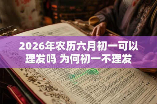 2026年农历六月初一可以理发吗 为何初一不理发