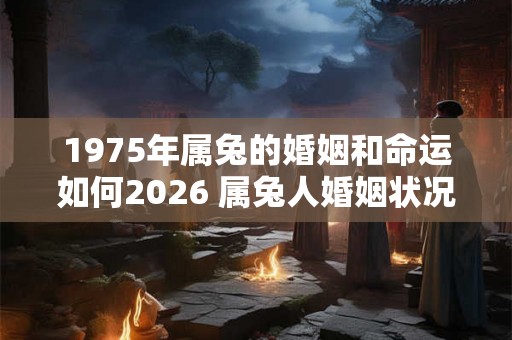1975年属兔的婚姻和命运如何2026 属兔人婚姻状况如何 1975年属兔的婚姻和命运如何2026 属兔人婚姻状况如何