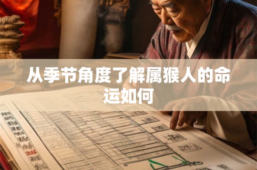 从季节角度了解属猴人的命运如何