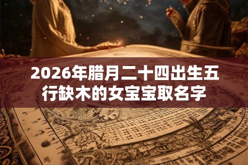 2026年腊月二十四出生五行缺木的女宝宝取名字