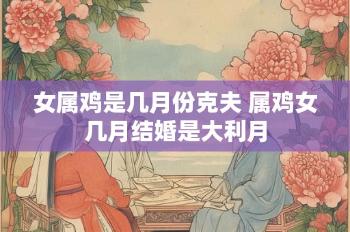 女属鸡是几月份克夫 属鸡女几月结婚是大利月 女属鸡是几月份克夫 属鸡女几月结婚是大利月