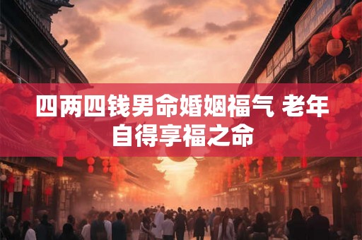 四两四钱男命婚姻福气 老年自得享福之命