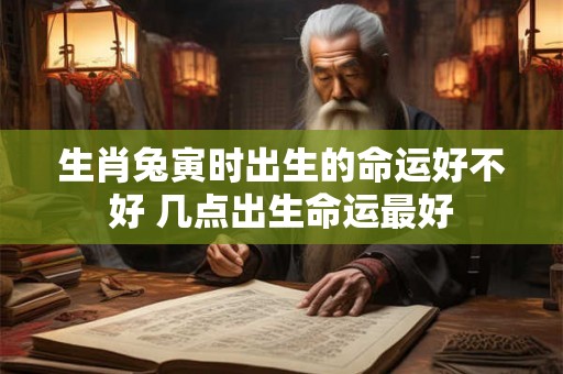 生肖兔寅时出生的命运好不好 几点出生命运最好