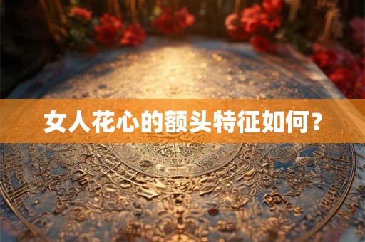 女人花心的额头特征如何？