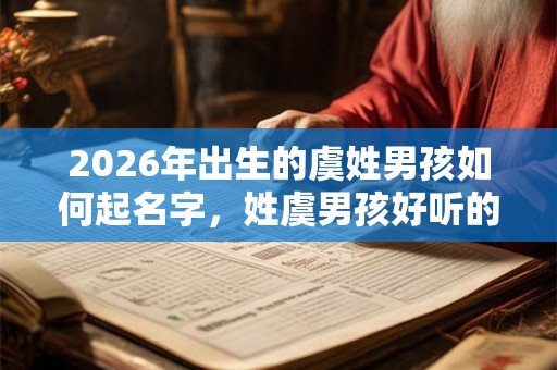 2026年出生的虞姓男孩如何起名字，姓虞男孩好听的名字