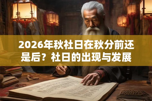 2026年秋社日在秋分前还是后?社日的出现与发展 2026年秋社日在秋分前还是后?社日的出现与发展