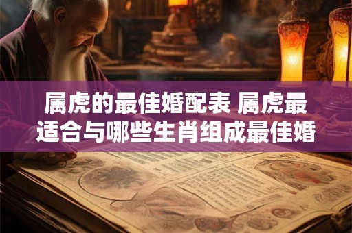 属虎的最佳婚配表 属虎最适合与哪些生肖组成最佳婚配表