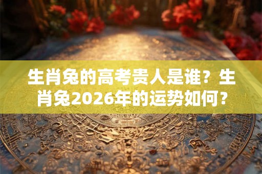 生肖兔的高考贵人是谁？生肖兔2026年的运势如何？