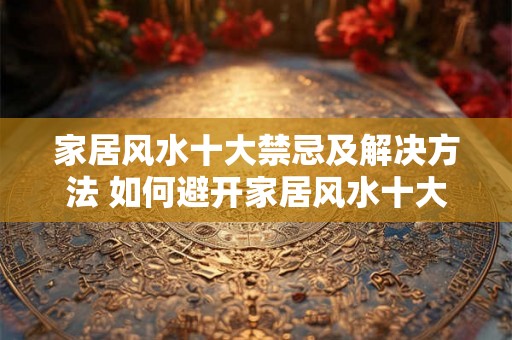 家居风水十大禁忌及解决方法 如何避开家居风水十大禁忌