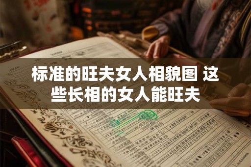 标准的旺夫女人相貌图 这些长相的女人能旺夫 标准的旺夫女人相貌图 这些长相的女人能旺夫