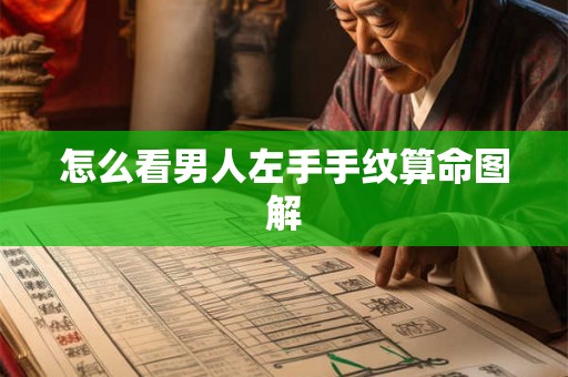 怎么看男人左手手纹算命图解