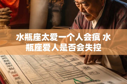 水瓶座太爱一个人会疯 水瓶座爱人是否会失控