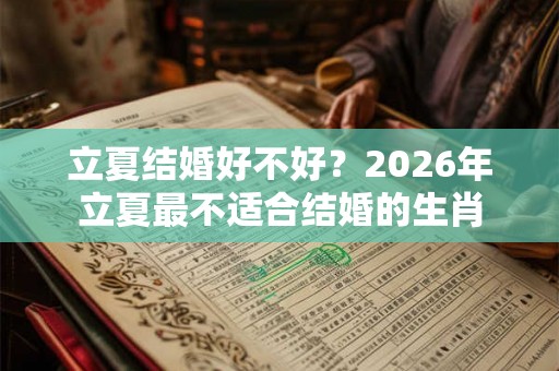 立夏结婚好不好?2026年立夏最不适合结婚的生肖 立夏结婚好不好?2026年立夏最不适合结婚的生肖