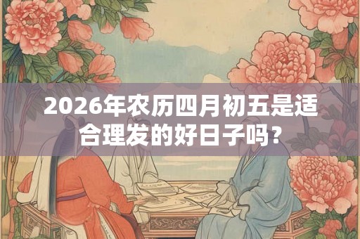 2026年农历四月初五是适合理发的好日子吗？
