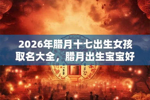 2026年腊月十七出生女孩取名大全，腊月出生宝宝好吗？