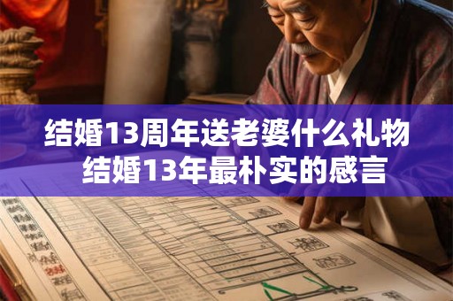 结婚13周年送老婆什么礼物  结婚13年最朴实的感言