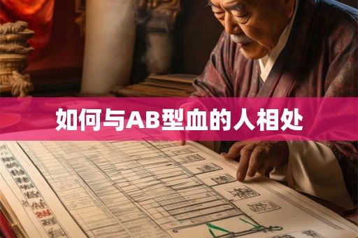 如何与AB型血的人相处
