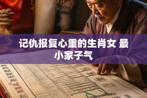 记仇报复心重的生肖女 最小家子气
