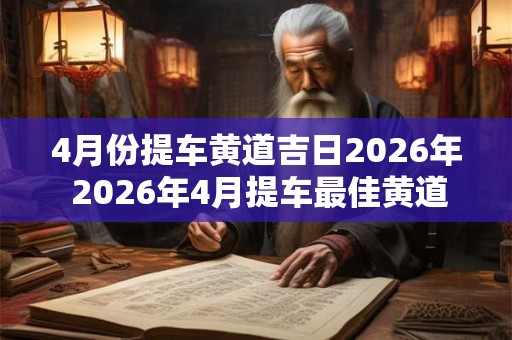 4月份提车黄道吉日2026年 2026年4月提车最佳黄道日